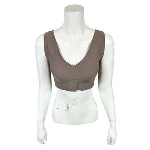 Anti x Proof  Women's Solid Wirefree Lounge Bra Cool Cocoa Brown Large Size